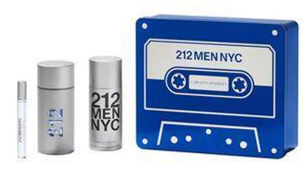 CH 212 NYC 3 Pc Set ( M ) EDT SP 3.4, SP 0.33, AS 3.4 OZ