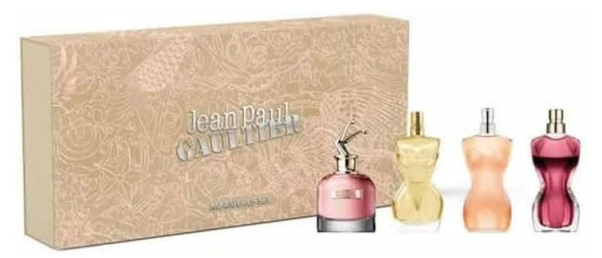 JEAN PAUL GAULTIER MINI COFFRET 4 Pc Set ( W ) Scandal, Divine, Classique, La Belle 0.2 OZ / Each