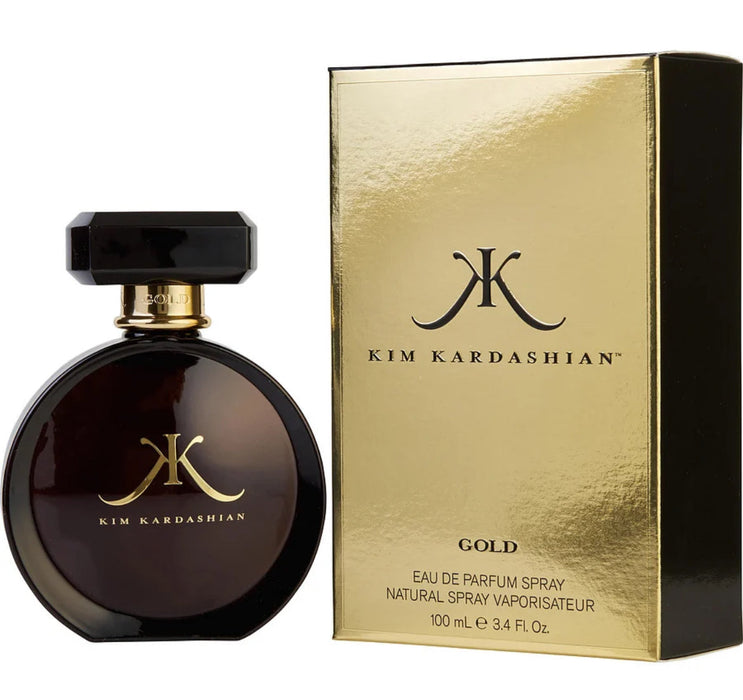 KIM KARDASHIAN GOLD Tester ( W ) EDP SP 3.4 OZ ( NO CAP )