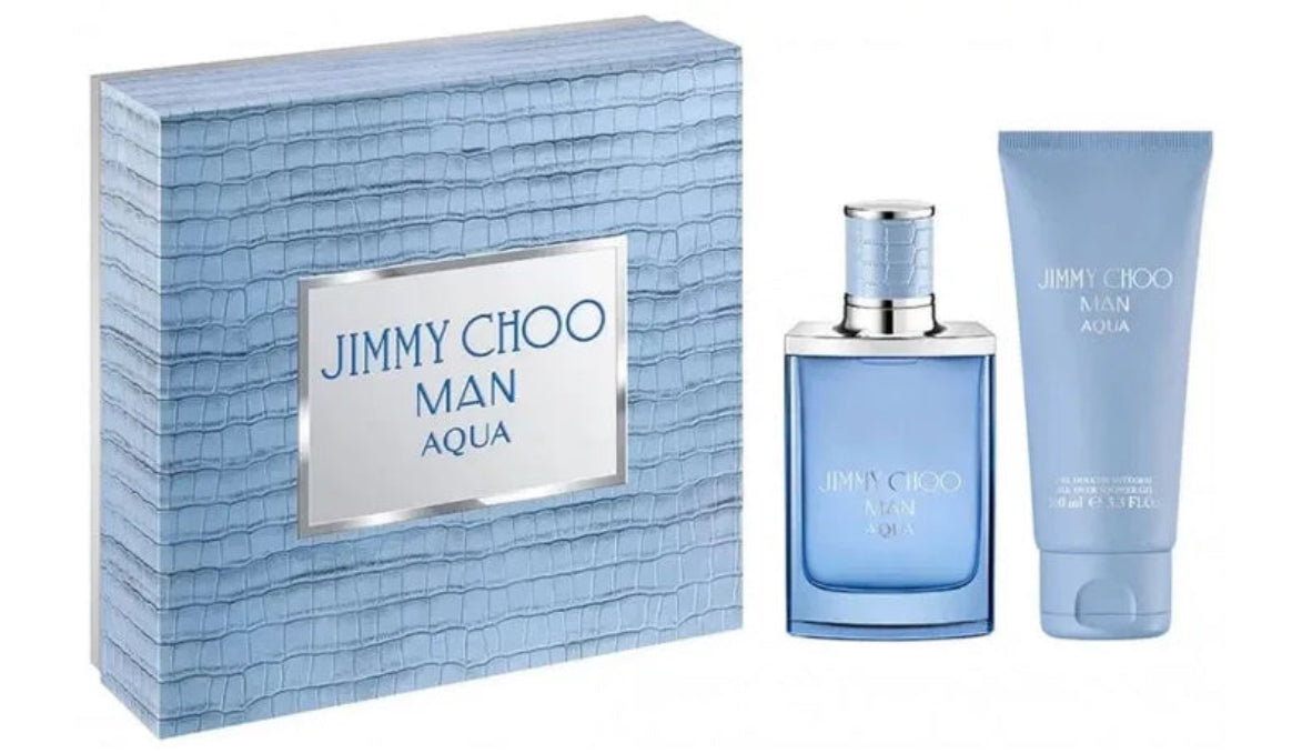 JIMMY CHOO ACQUA MAN 2 Pc Set ( M ) EDT SP 1.7, SG 3.4 OZ