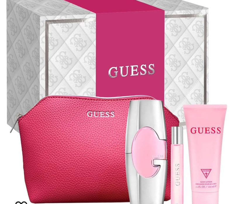 GUESS 4 Pc Set ( W ) EDP SP 2.5, BL 3.4, SP 0.5, POUCH