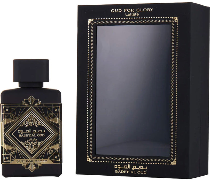 LATTAFA BADEE AL OUD FOR GLORY ( Unisex ) EDP SP 3.4 OZ