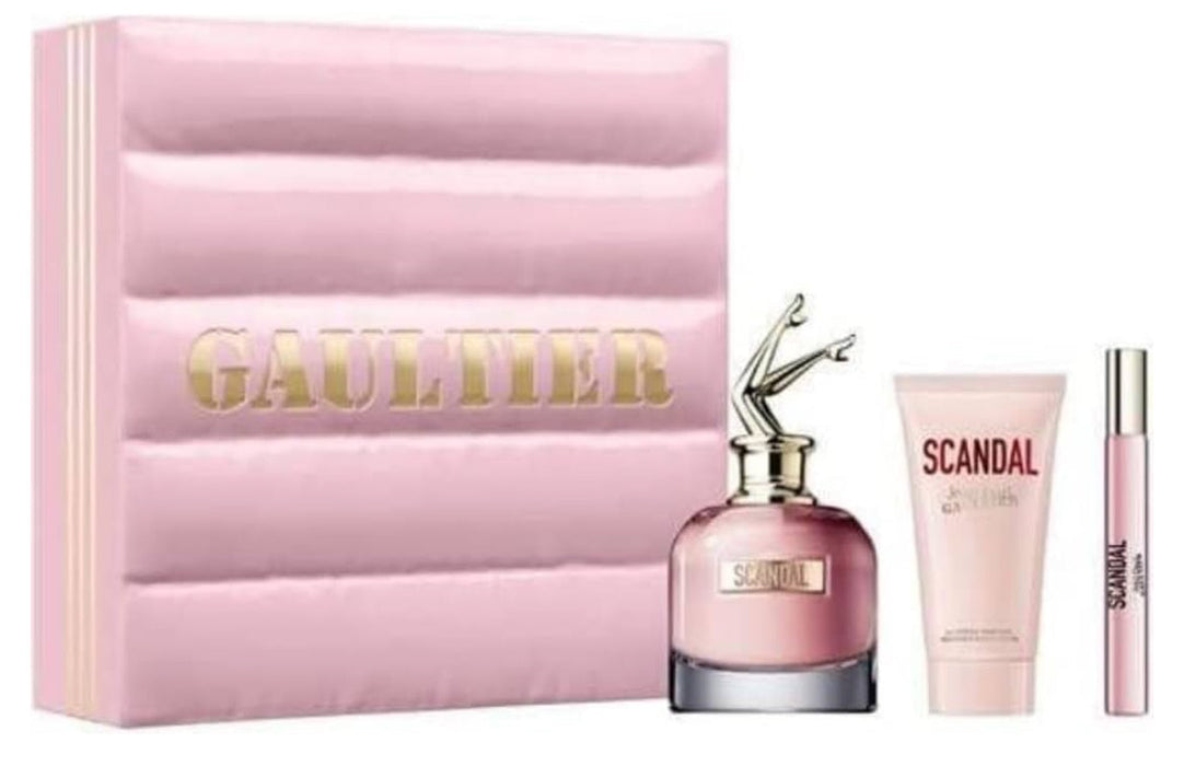 JEAN PAUL GAULTIER SCANDAL 3 Pc Set ( W ) EDP SP 2.7, SP 0.2, BL 2.5 OZ