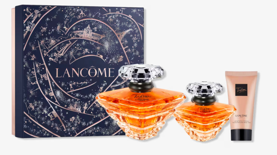 LANCOME TRESOR 3 Pc Set ( W ) EDP SP 1.0, SG 1.7, BL 1.7 OZ