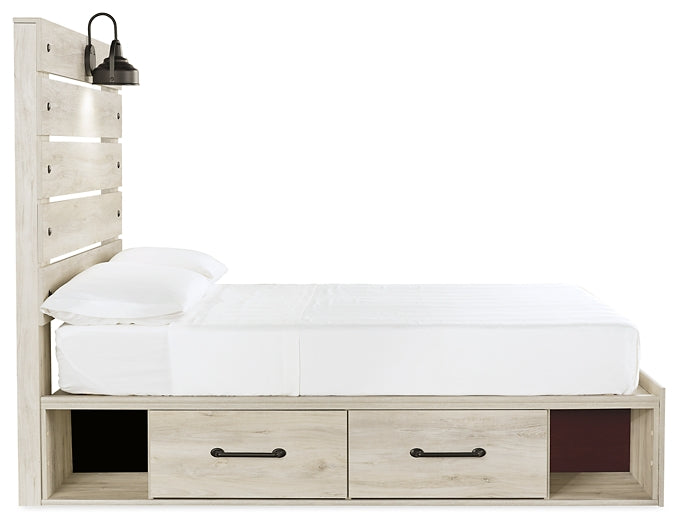 Cambeck  Panel Bed With 2 Storage Drawers