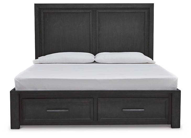 Foyland  Panel Storage Bed