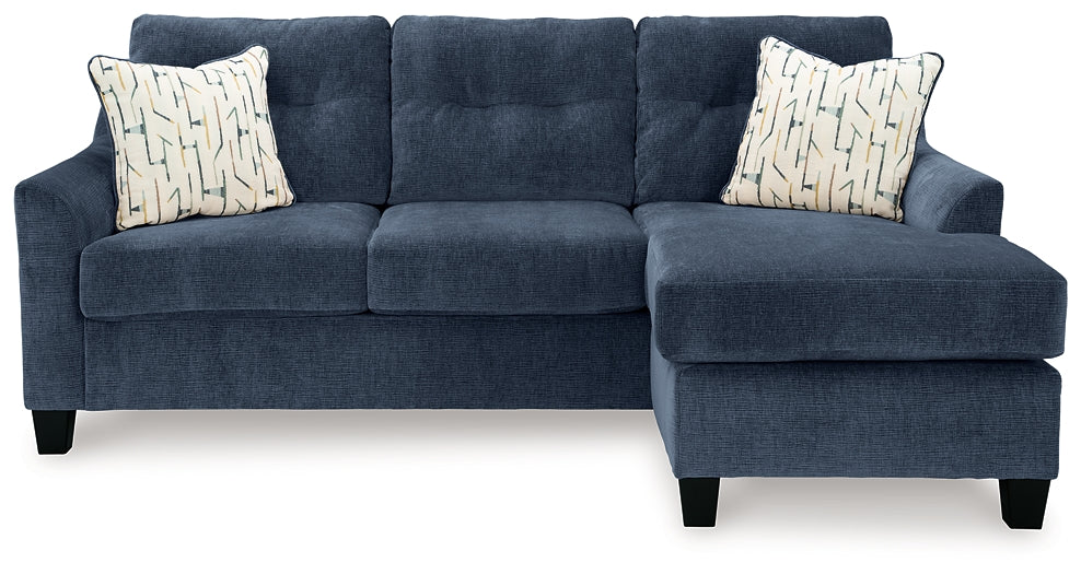 Amity Bay Sofa Chaise, Chair, and Ottoman