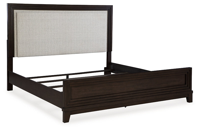 Neymorton King Upholstered Panel Bed