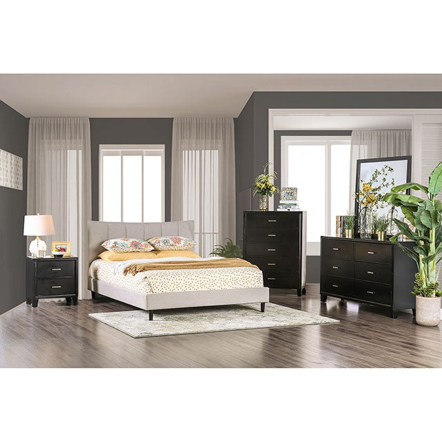 Ennis-Twin Bed, Beige