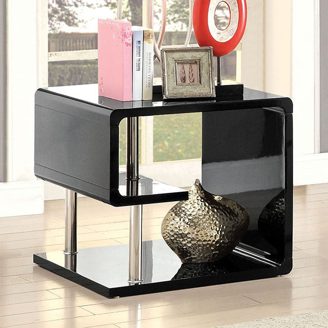 Ninove-End Table, Black