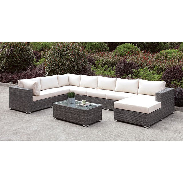 Somani-U-Sectional + Coffee Table