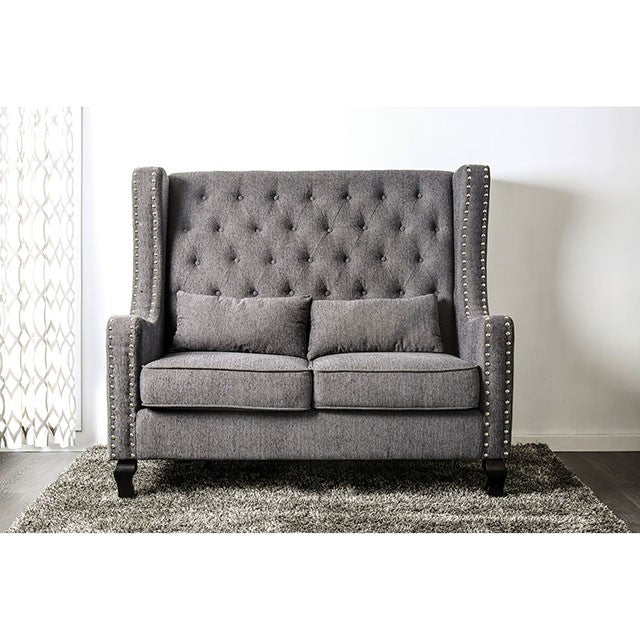 Alicante-Love Seat Bench, Gray