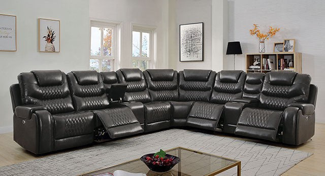 Mariah-Power Sectional w/ Recliner