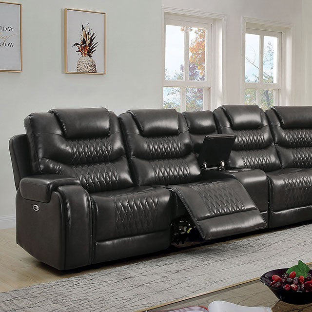 Mariah-Power Sectional w/ Recliner