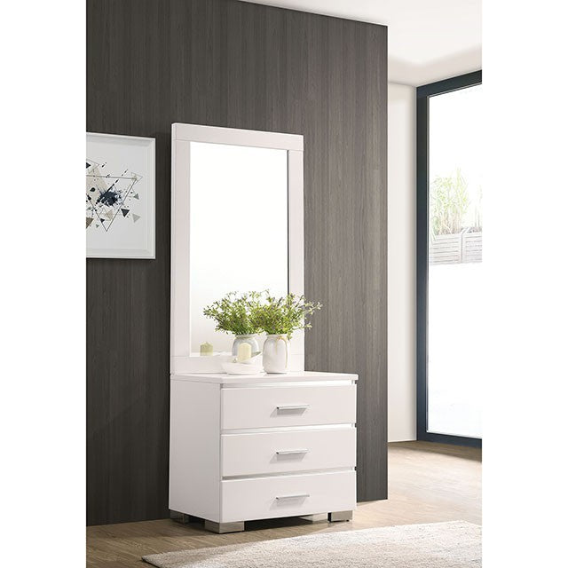 Carlie-Night Stand w/ 3 Drawers