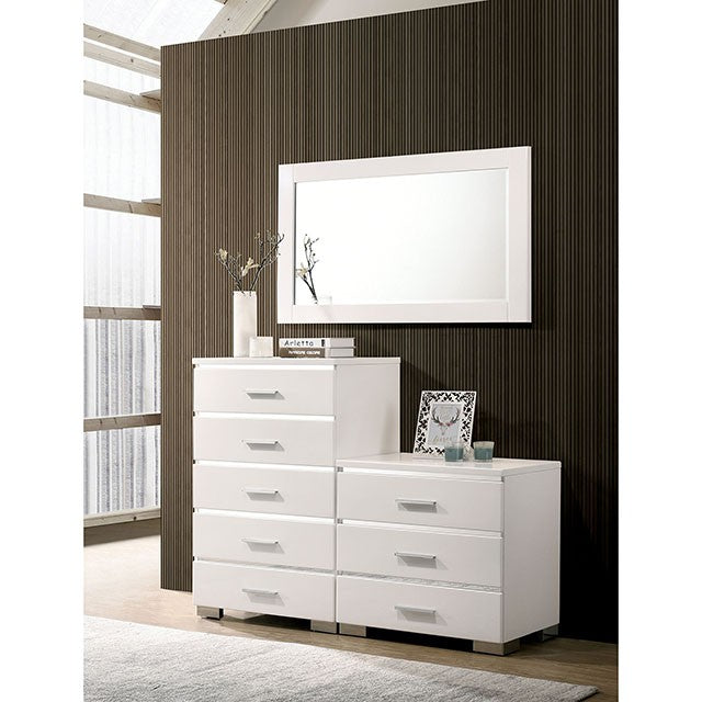 Carlie-Night Stand w/ 3 Drawers