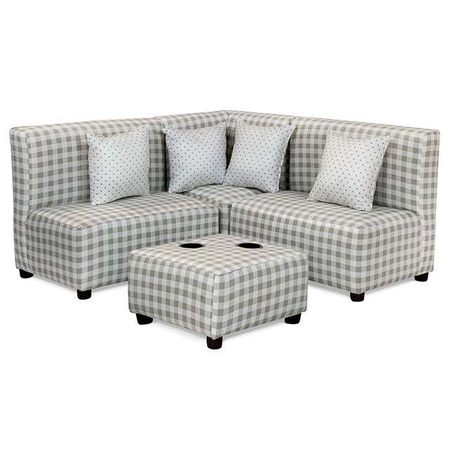 Bethanie-Kids Sectional w/ Ottoman