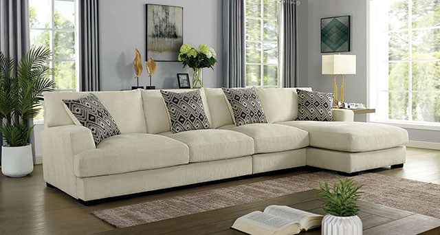 Kaylee-Large L-Shaped Sectional (Right Chaise)