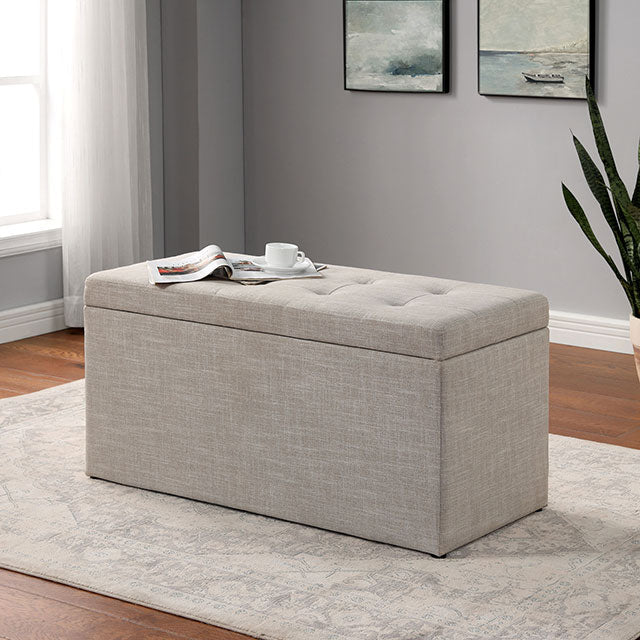 Daryn-Storage Bench w/ Ottoman