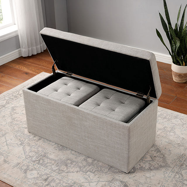 Daryn-Storage Bench w/ Ottoman