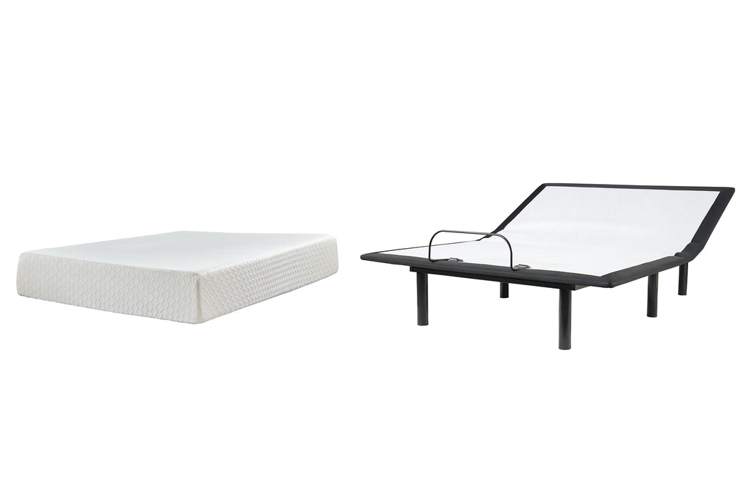 Chime 12 Inch Memory Foam Mattress with Adjustable Base