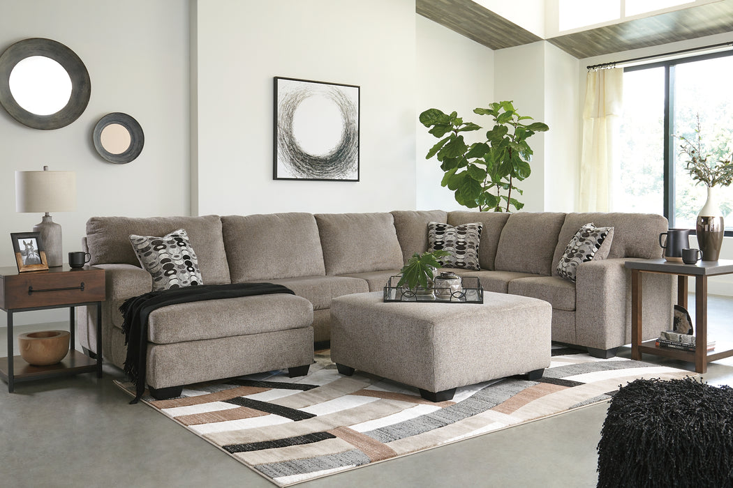 Ballinasloe 3-Piece Sectional with Ottoman