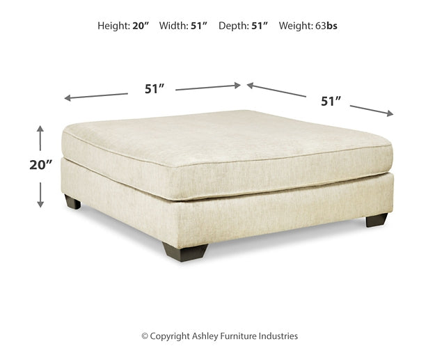 Rawcliffe Oversized Accent Ottoman