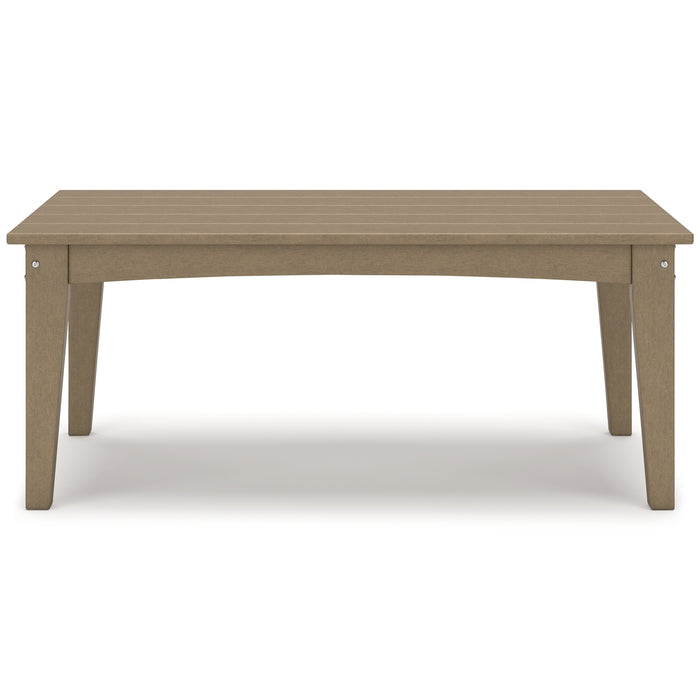 Hyland wave Rectangular Cocktail Table