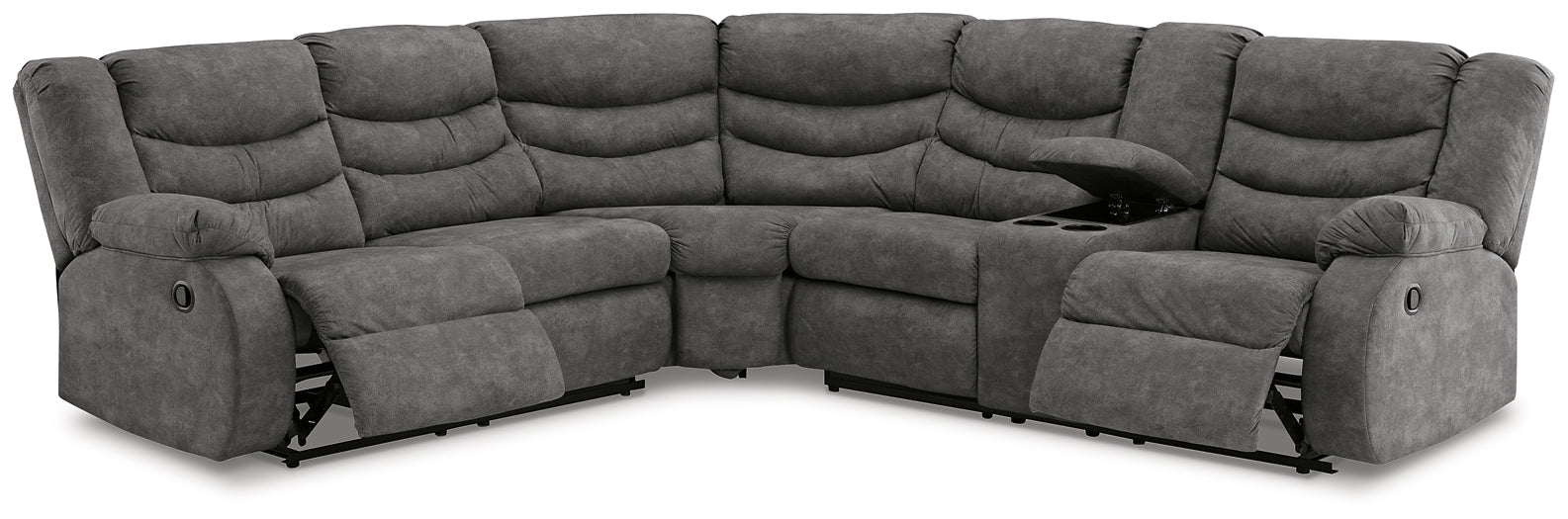 Partymate 2-Piece Sectional with Recliner