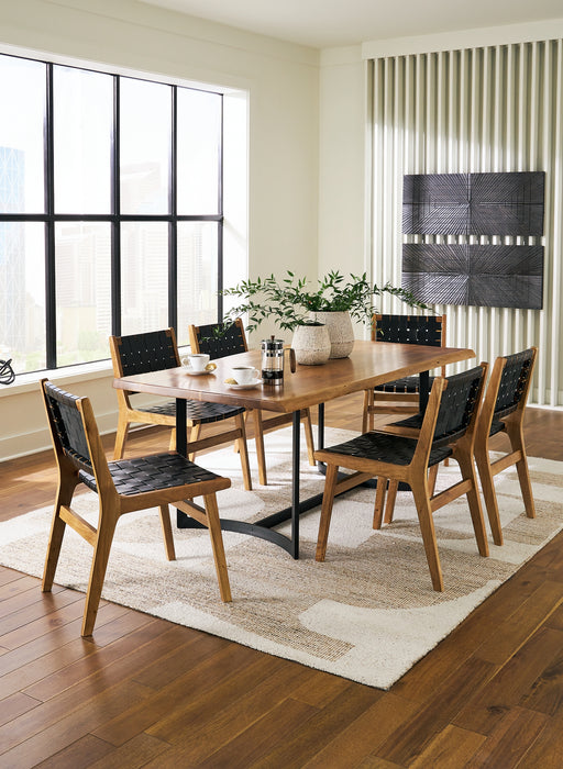 Fortmaine Dining Table and 6 Chairs